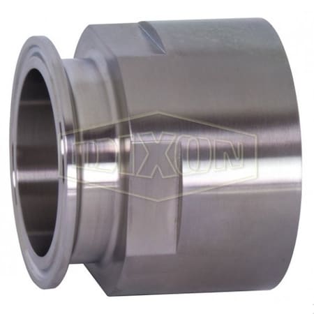 Clamp Adapter, Series: 22MP, Fitting/Connector Type: Adapter, 3 X 2-1/2 In Nominal Size, Tube X FNPT
